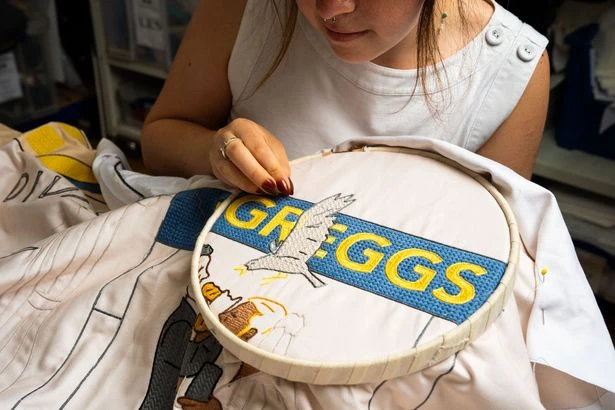 Greggs unveils giant eight metre-long 
