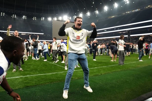 Mayhem as Spurs fans storm pitch as Europa League win ends 17 years of heartbreak and trophy drought
