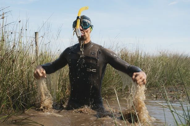 Teacher becomes world's first and only professional bog snorkeller