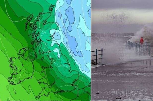 Brutal new UK cold weather map shows Arctic blast bringing summer to freezing end