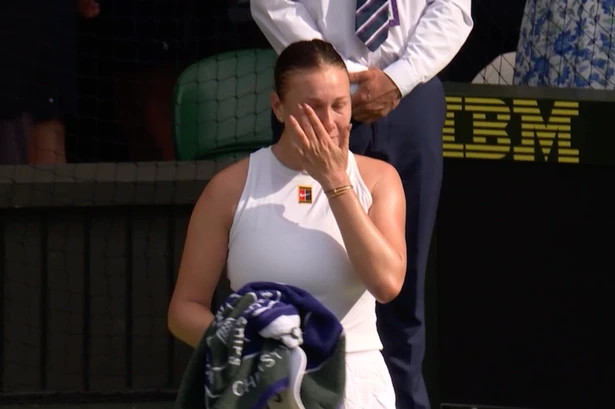 Wimbledon star 'close to tears' during 'hard to watch' straight sets final loss