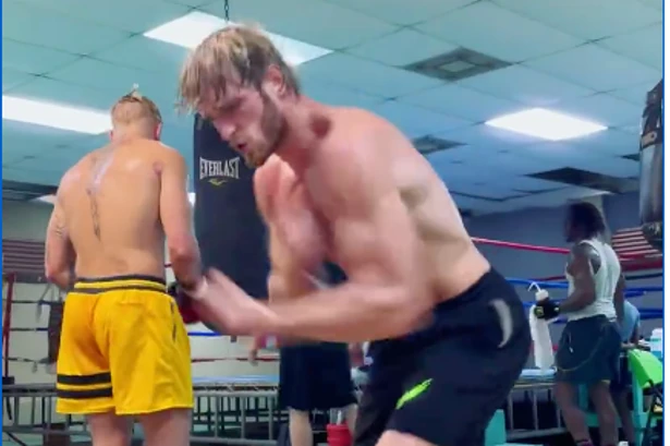 Logan Paul already 'back at work' in boxing gym as he asks fans who he can 
