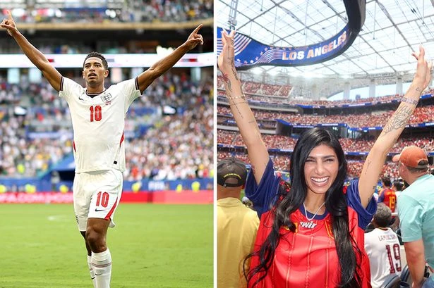 Mia Khalifa 'buying Bellingham kit' after THAT 'slap' as she explains 'VARgentina' hate