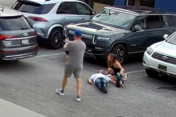 Russian Uber driver with fake licence headbutts American CEO and knocks him out cold
