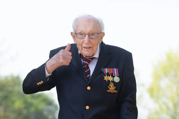 Terrifying Captain Tom memorial still standing guard as people 'celebrate'
