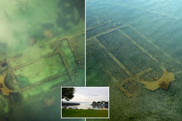 Ruins of 'magnificent' 1600-year-old church emerge from under water thanks to lockdown