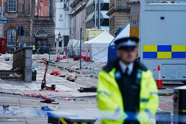 Person left bloody after Liverpool parade crash was victim of Manchester Arena attack