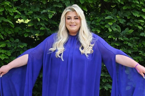 Gemma Collins sizzles in bright bikini as she flogs old clothes for just £10