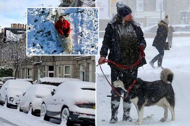 Exactly where snow will fall on New Year's Eve as Met Office issues yellow warning