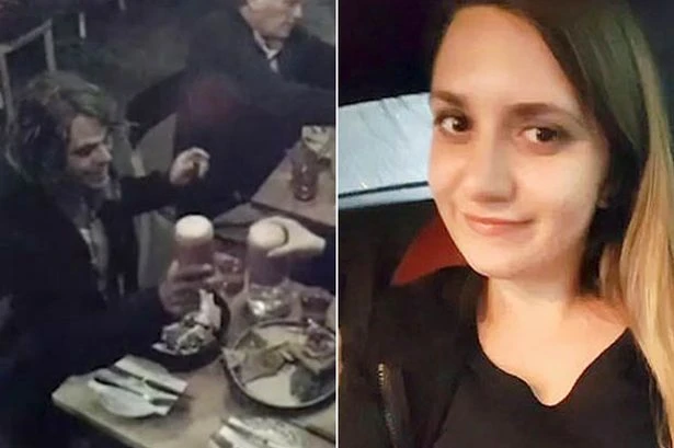 Chilling moment woman treats homeless man to dinner before he beats her to death