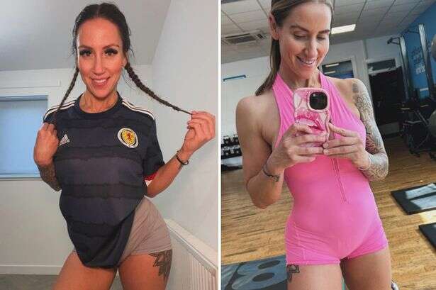 'Hot' mum blasts troll who calls her 'too old' to wear mini shorts and football top