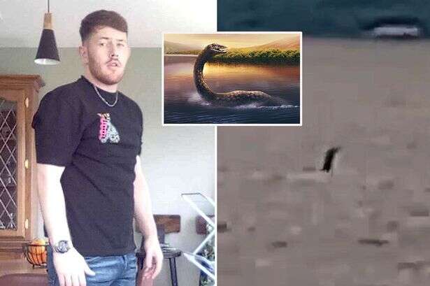 Nessie-like ‘sea monster’ spotted emerging from water by walker — miles from Scotland