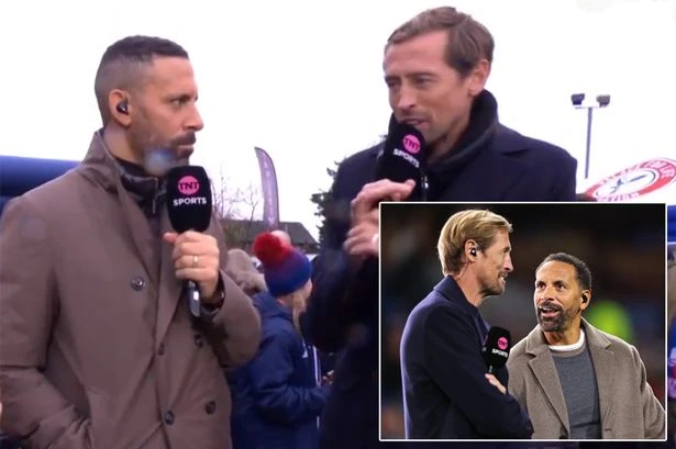 Peter Crouch leaves Rio Ferdinand in stitches with 'birds' comment on TNT Sport