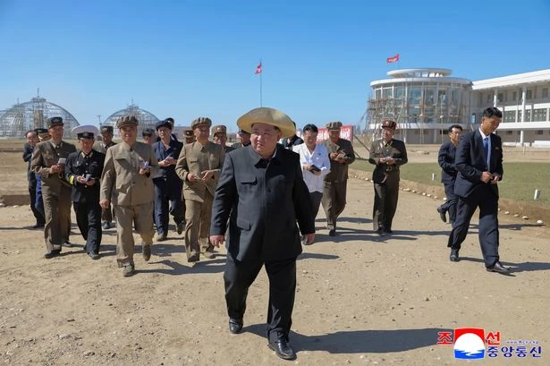 Kim Jong-un debuts fashionable new hat as he tours 'treasure island'