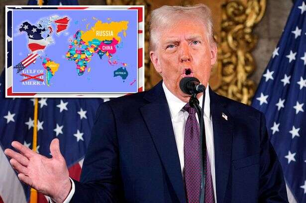 Donald Trump's new 'Empire of America' as map shows 'all the places he'll conquer'