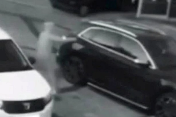 Moment US female assassin clad in niqab fires at UK's businessman's home in botched assassination attempt