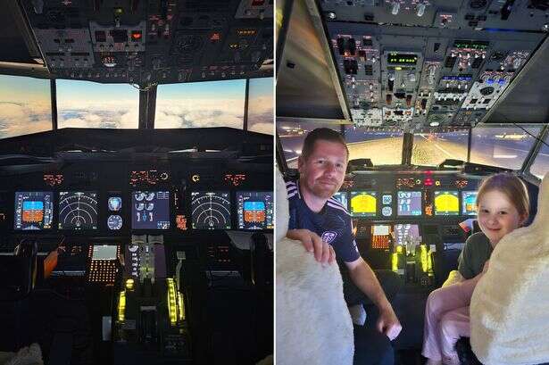 Man told he's 'not clever enough to be pilot' builds £25k simulator in spare room