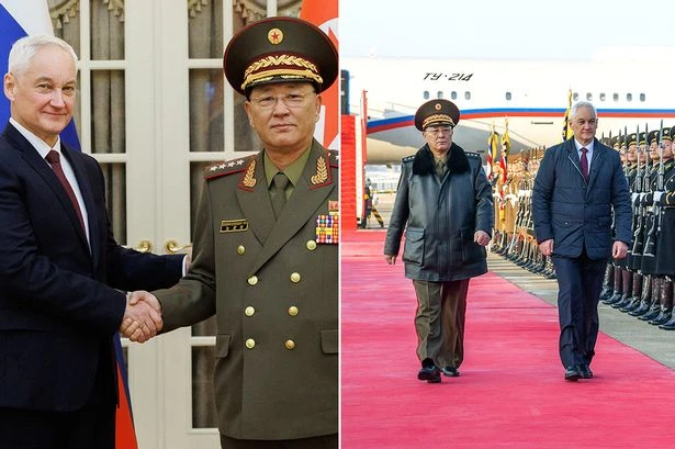 WW3 fears grow as Russians visit North Korea declaring 'we're longtime friends'