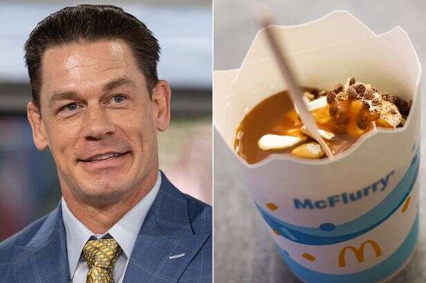 John Cena 'bribes' McDonald's staff with cash to 'fix' broken McFlurry machine at 2am