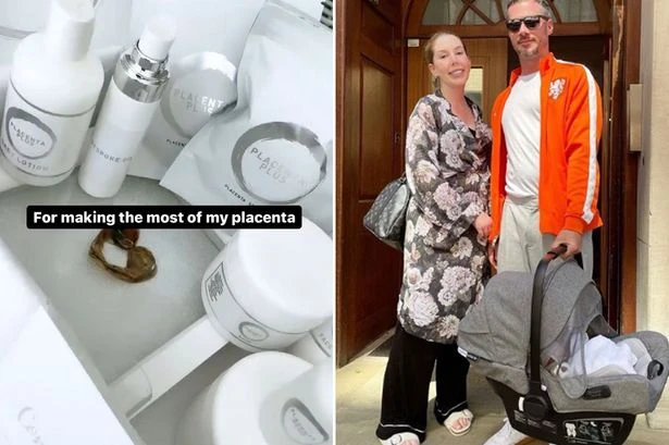 Katherine Ryan joins Rochelle Humes and Rebekah Vardy in placenta beauty trend