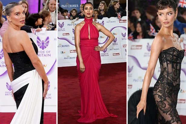 Pride of Britain's glam red carpet looks from Helen Flanagan to Carol Vorderman