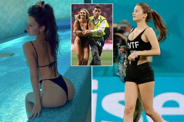 Euro 2020 streaker can 'copy Kinsey Wolanski' with sizzling snaps in skimpy bikini