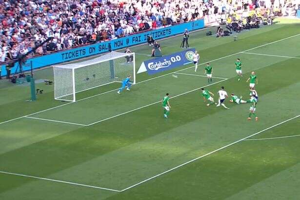 Declan Rice shows true colours with celebration as goal puts England ahead versus Ireland