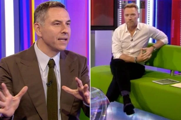 David Walliams takes swipe at The One Show's Ronan Keating over plastic surgery