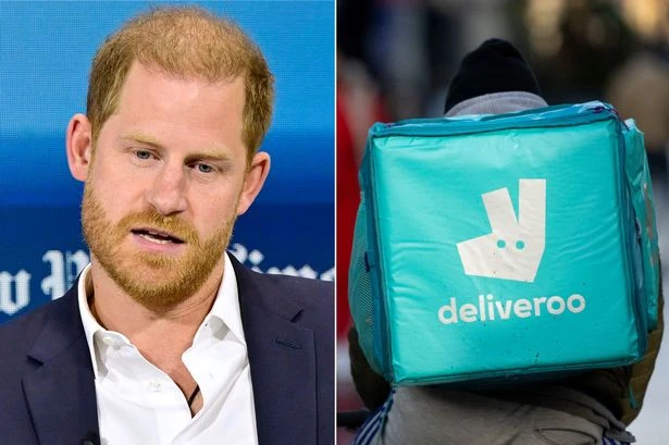 Prince Harry ordered Deliveroo to mate's house in UK while saying 'my life is in danger'