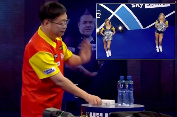 'Greatest darts walk-on of all-time' happened with no fans by 'Stone Buddha'