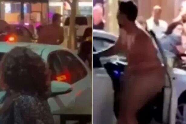 Naked idiot causes havoc with night time sprint - even cop's tasers don't stop 'rampage'