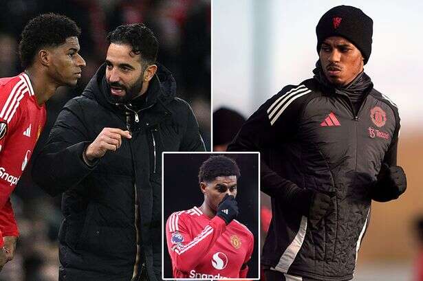 Ruben Amorim aims brutal dig at Man Utd outcast Marcus Rashford ahead of Aston Villa move