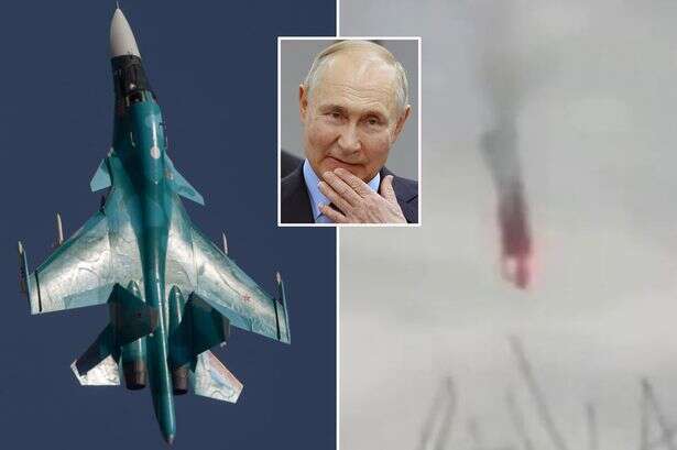 Putin's warplanes pictured plummeting from sky in 10 days of hell inflicted by Ukraine