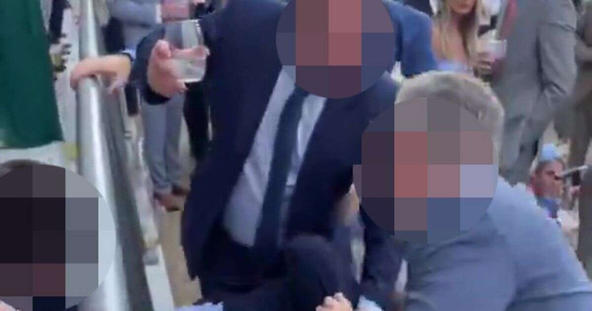 Royal Ascot punter left bloodied as fight breaks out in stands underneath royal boxRoyal Ascot