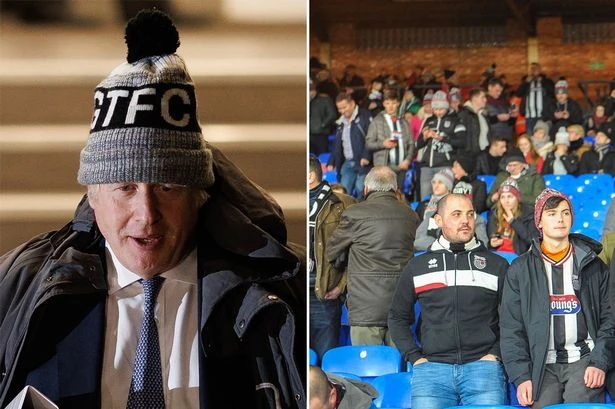 Furious Grimsby Town fans sign petition to stop Boris Johnson from wearing team’s hat