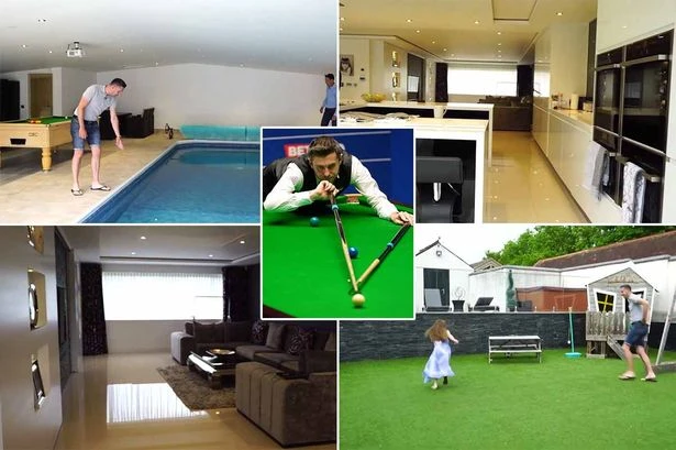 Inside Mark Selby's home as world snooker champion shows off swimming pool and huge garden