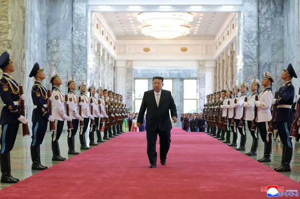 North Koreans hand over 'letters of loyalty' to Kim Jong-un during mass propaganda rallies