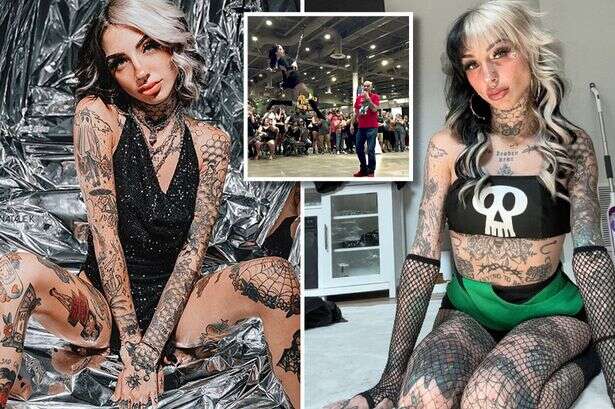 Extreme body modification fan explains why she's hooked on hanging by her flesh