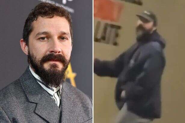 Shia LeBeouf 'squares up' to men and yells outside Edinburgh pub in tense exchange