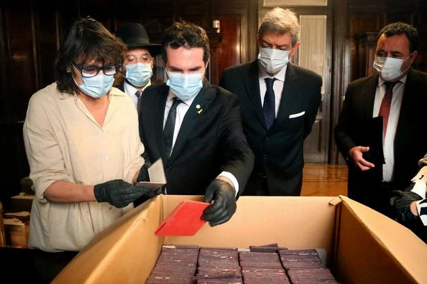 Nazi documents found crammed in crates inside Argentinian courthouse basement