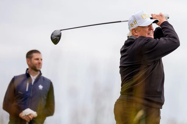 Trump branded 'golf cheat' as expert hits out at 'illegal' move