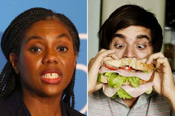 Tory leader Kemi Badenoch goes to war over most pressing issue of the day.....sandwiches