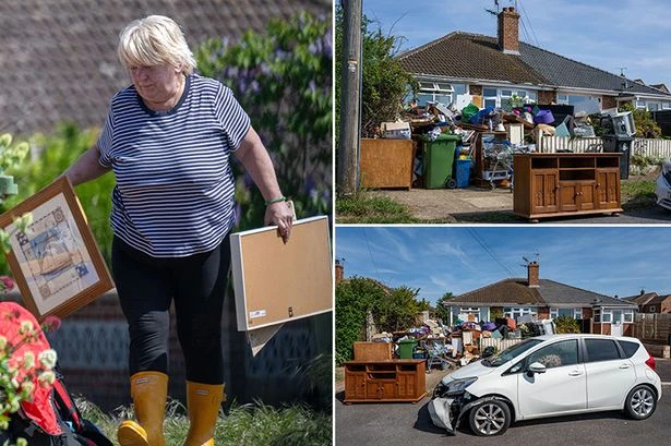 Hoarder threatened with council action over 'eyesore tip' of rubbish and banged up motor