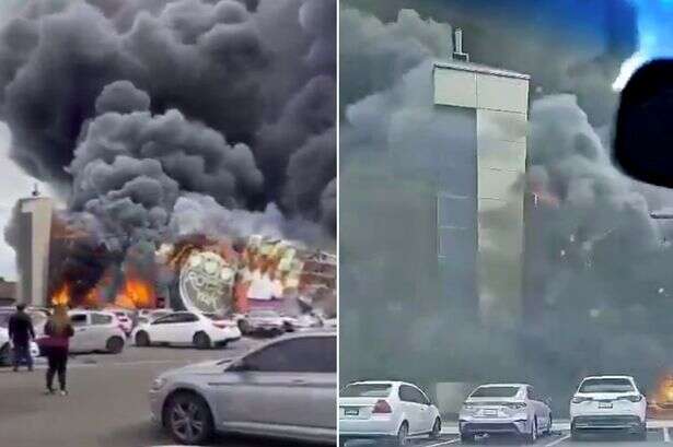 Sinaloa Cartel turf war hits 'Los Chapitos' casino as huge fire fills sky with smoke