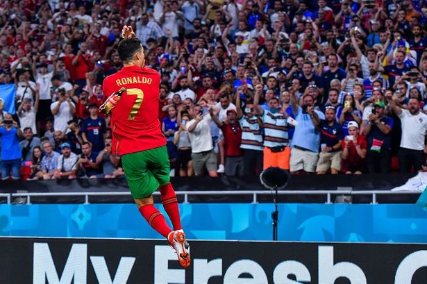 Cristiano Ronaldo pelted with objects after scoring crucial Portugal Euro 2020 goal