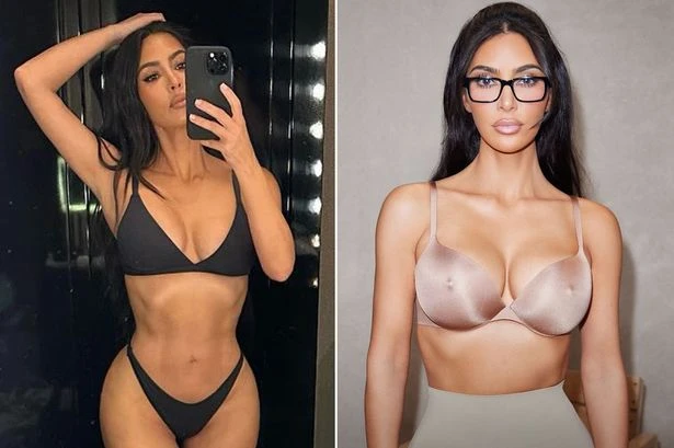 Kim Kardashian 'breaks internet' in plunging bra and thong for sultry underwear shoot