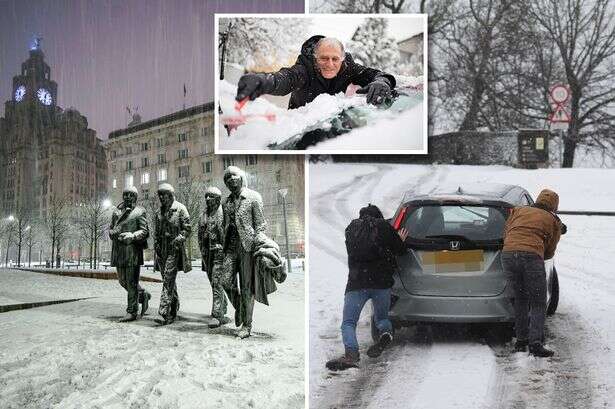 Exact date nine inch-deep snow storm will barrage all but one region of the UK