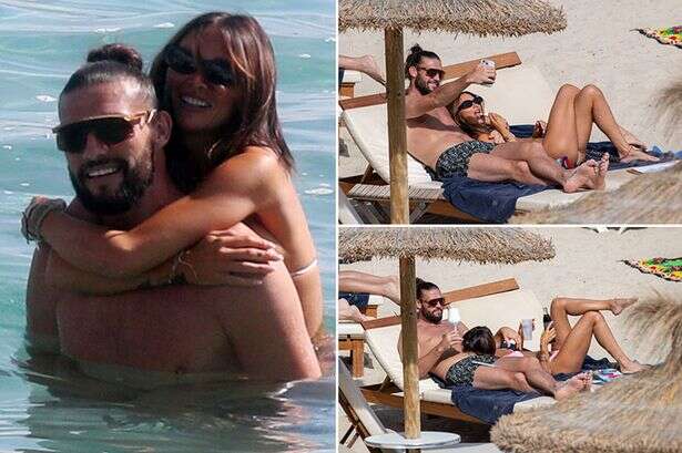 Andy Carroll takes scorching bikini WAG on beach holiday while divorcing his wife