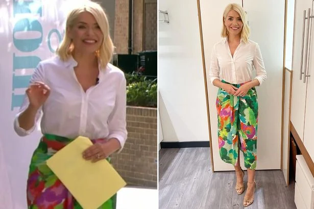 Holly Willoughby wows This Morning fans in paper-thin blouse and wraparound skirt