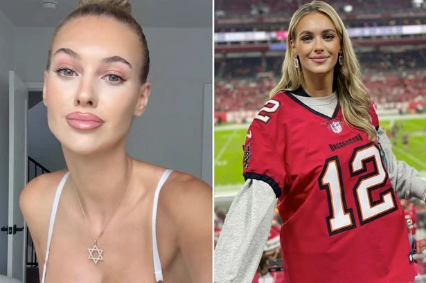 Tom Brady's hot megafan shows off 'nice staircase' and reveals vital statistics